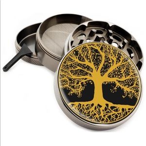 Tree of Life 4 Piece Metal Herb Grinder 2.5"